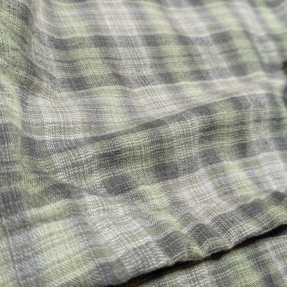 Simms Green Plaid Men's Thermal Insulated Shirt - Picture 4 of 10